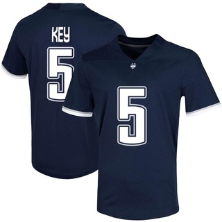 Aaron Key Game Navy Men's UConn Huskies Untouchable Football Jersey