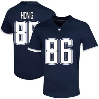 Alex Honig Game Navy Men's UConn Huskies Untouchable Football Jersey