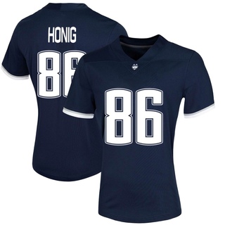 Alex Honig Game Navy Women's UConn Huskies Untouchable Football Jersey