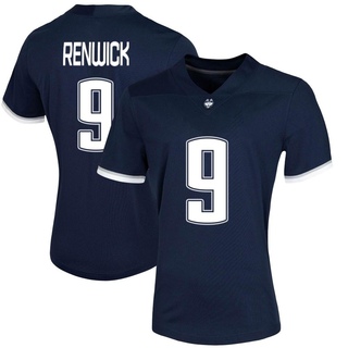 Amir Renwick Game Navy Women's UConn Huskies Untouchable Football Jersey