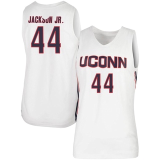 Andre Jackson Jr. Replica White Women's UConn Huskies Basketball Jersey