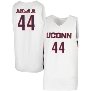 Andre Jackson Jr. Replica White Youth UConn Huskies Basketball Jersey