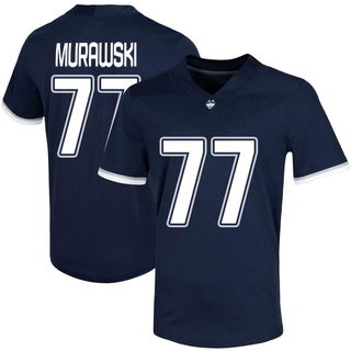 Ben Murawski Game Navy Men's UConn Huskies Untouchable Football Jersey