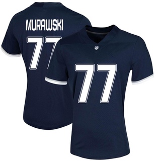 Ben Murawski Game Navy Women's UConn Huskies Untouchable Football Jersey