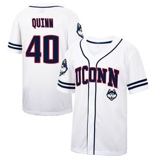 UConn - NCAA Baseball : Braden Quinn Grey Jersey