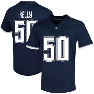 Brandon Kelly Game Navy Men's UConn Huskies Untouchable Football Jersey