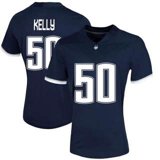 Brandon Kelly Game Navy Women's UConn Huskies Untouchable Football Jersey