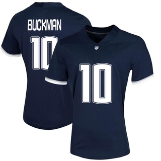 Brett Buckman Game Navy Women's UConn Huskies Untouchable Football Jersey