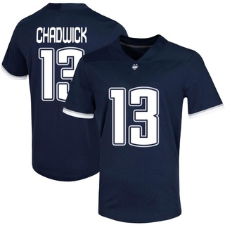 Cam Chadwick Game Navy Men's UConn Huskies Untouchable Football Jersey