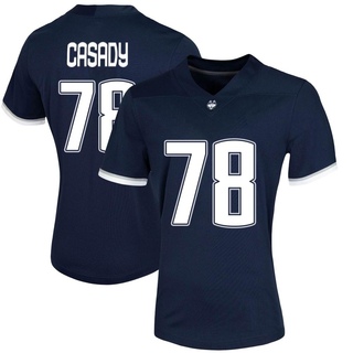 Carsten Casady Game Navy Women's UConn Huskies Untouchable Football Jersey