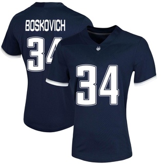 Carter Boskovich Game Navy Women's UConn Huskies Untouchable Football Jersey