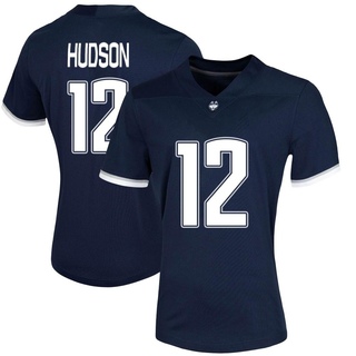 Chris Hudson Game Navy Women's UConn Huskies Untouchable Football Jersey