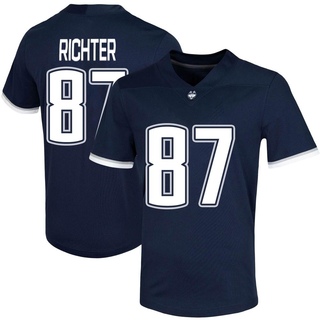 Clemens Richter Game Navy Men's UConn Huskies Untouchable Football Jersey