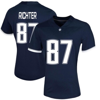 Clemens Richter Game Navy Women's UConn Huskies Untouchable Football Jersey