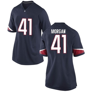 D.J. Morgan Game Navy Women's UConn Huskies Football Jersey