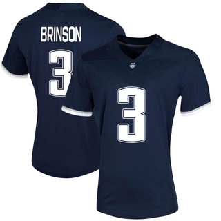 D'Mon Brinson Game Navy Women's UConn Huskies Untouchable Football Jersey