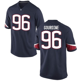 Dal'mont Gourdine Game Navy Men's UConn Huskies Football Jersey