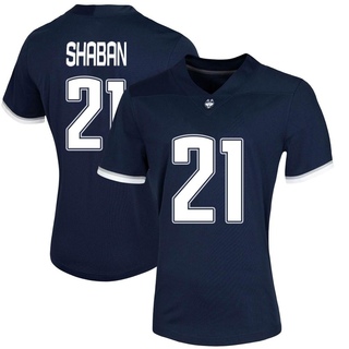 Daniel Shaban Game Navy Women's UConn Huskies Untouchable Football Jersey