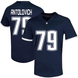 Danny Antolovich Game Navy Men's UConn Huskies Untouchable Football Jersey