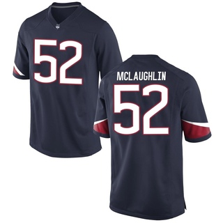 Deron Mclaughlin Game Navy Men's UConn Huskies Football Jersey