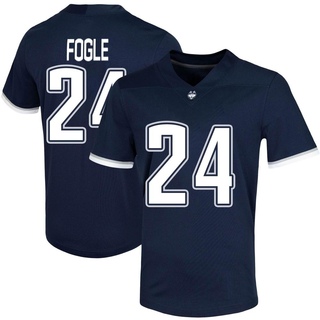 Desmond Fogle Game Navy Men's UConn Huskies Untouchable Football Jersey