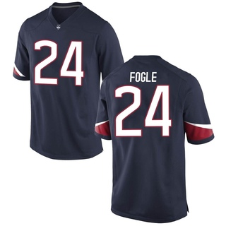 Desmond Fogle Replica Navy Youth UConn Huskies Football Jersey