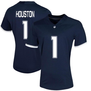 Devontae Houston Game Navy Women's UConn Huskies Untouchable Football Jersey