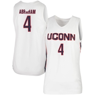 Isaiah Abraham Replica White Women's UConn Huskies Basketball Jersey