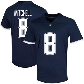 Jackson Mitchell Game Navy Men's UConn Huskies Untouchable Football Jersey