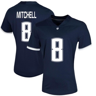 Jackson Mitchell Game Navy Women's UConn Huskies Untouchable Football Jersey