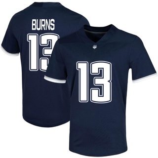 James Burns Game Navy Men's UConn Huskies Untouchable Football Jersey