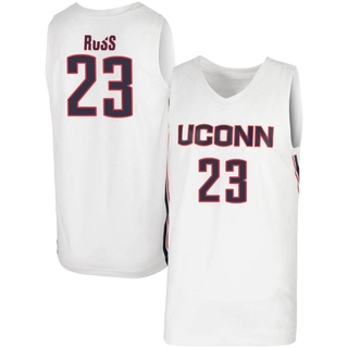 Jayden Ross Replica White Men's UConn Huskies Basketball Jersey