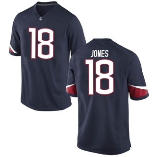 Jaylen Jones Game Navy Men's UConn Huskies Football Jersey