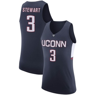 Jaylin Stewart Replica Navy Women's UConn Huskies Basketball Jersey