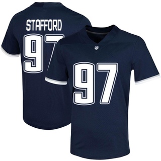 Jelani Stafford Game Navy Men's UConn Huskies Untouchable Football Jersey