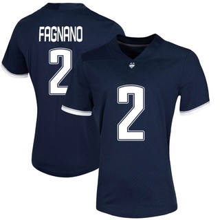 Joe Fagnano Game Navy Women's UConn Huskies Untouchable Football Jersey