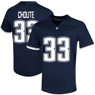 Kervins Choute Game Navy Men's UConn Huskies Untouchable Football Jersey