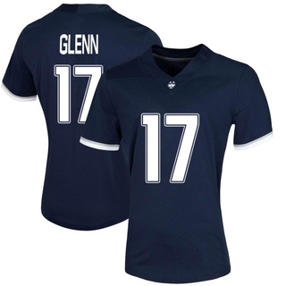 Kevon Glenn Game Navy Women's UConn Huskies Untouchable Football Jersey