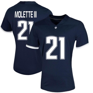 Lee Molette III Game Navy Women's UConn Huskies Untouchable Football Jersey