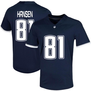 Louis Hansen Game Navy Men's UConn Huskies Untouchable Football Jersey