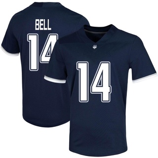 Malcolm Bell Game Navy Men's UConn Huskies Untouchable Football Jersey