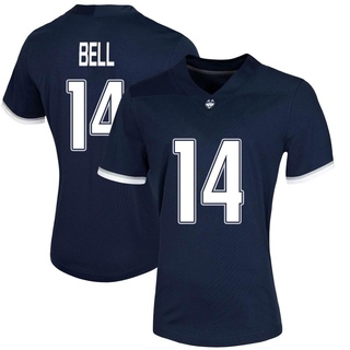 Malcolm Bell Game Navy Women's UConn Huskies Untouchable Football Jersey