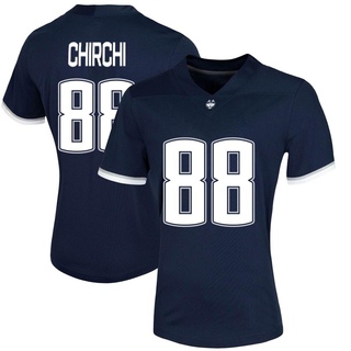 Nader Chirchi Game Navy Women's UConn Huskies Untouchable Football Jersey