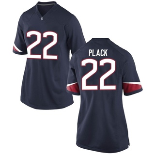 Noah Plack Game Navy Women's UConn Huskies Football Jersey