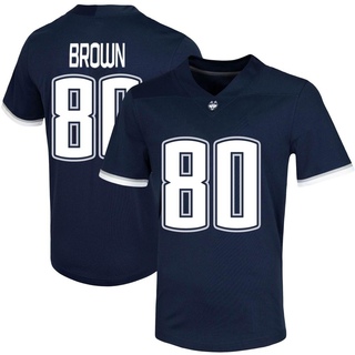 Rayonte Brown Game Brown Men's UConn Huskies Navy Untouchable Football Jersey