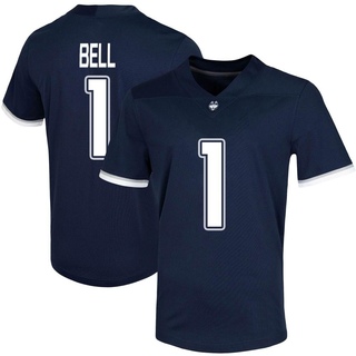 Skyler Bell Game Navy Men's UConn Huskies Untouchable Football Jersey