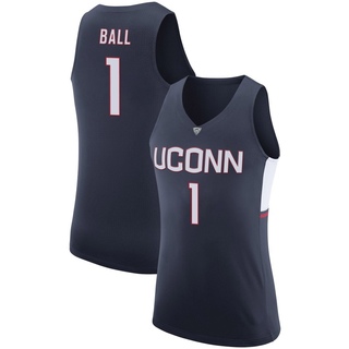 Solo Ball Replica Navy Women's UConn Huskies Basketball Jersey