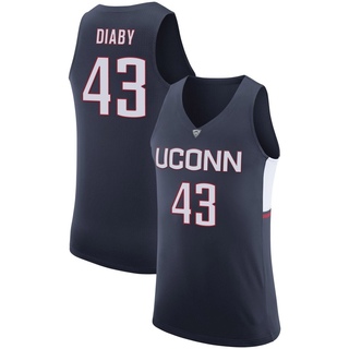 Souleymane Diaby Replica Navy Youth UConn Huskies Basketball Jersey