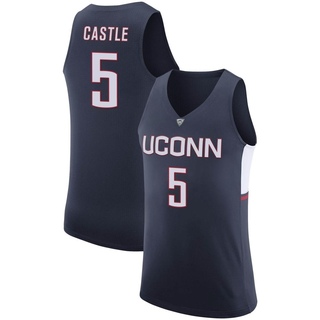 Stephon Castle Replica Navy Men's UConn Huskies Basketball Jersey