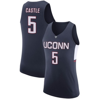 Stephon Castle Replica Navy Women's UConn Huskies Basketball Jersey